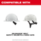Milwaukee Tool BOLT™ Task Full Face Shield - Clear Uncoated Lens (Compatible with Milwaukee® BOLT™ Safety Helmets & BOLT™ Hard Hats)