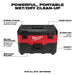 Milwaukee Tool Tools M18™ 2-Gallon Wet/Dry Vacuum