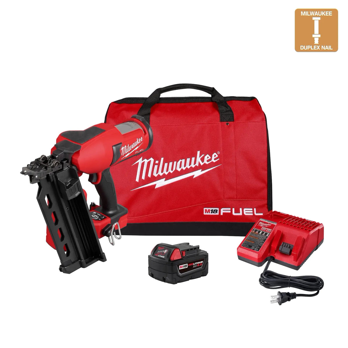 Milwaukee Tool M18 FUEL™ Duplex Nailer Kit