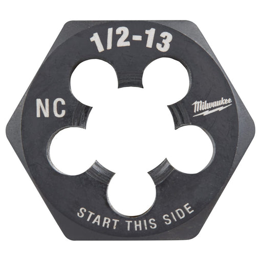 Milwaukee Tool Accessories Milwaukee 1/2"-13 NC 1-Inch Hex Threading Die