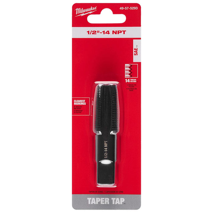 Milwaukee Tool Accessories Milwaukee 1/2"-14 NPT Straight Flute Taper Tap