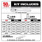 Milwaukee Tool Tool Storage Milwaukee 1/4 in. & 3/8 in. 106 Pc. Ratchet and Socket Set in PACKOUT™ - SAE & Metric