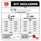 Milwaukee Tool Milwaukee 1/4 in. Drive 26 pc. Ratchet & Socket Set - SAE