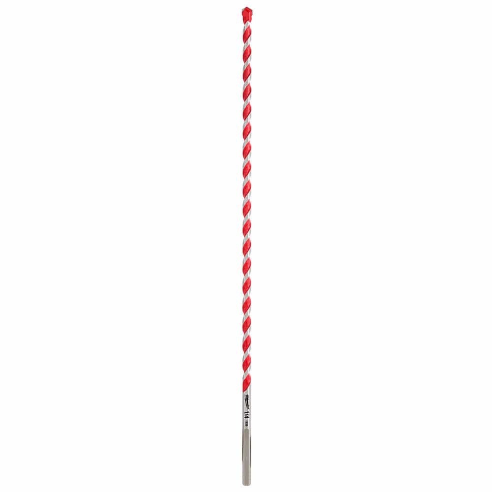 Milwaukee Tool Power Tools Accessories Milwaukee 1/4 in. x 10 in. x 12 in. Carbide Hammer Drill Bit