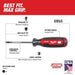 Milwaukee Tool Milwaukee #1 Phillips 3" Cushion Grip Screwdriver (USA)