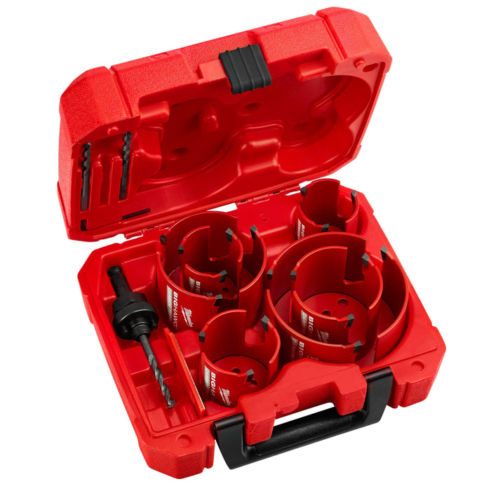 Milwaukee Tool Milwaukee 10 pc. Big Hawg™ with Carbide Teeth Kit