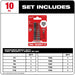 Milwaukee Tool Milwaukee 10-Piece SHOCKWAVE™ Impact Torx® Security Insert Bit Sets 3PK