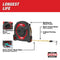 Milwaukee Tool Milwaukee 100 Ft. Closed Reel Long Tape