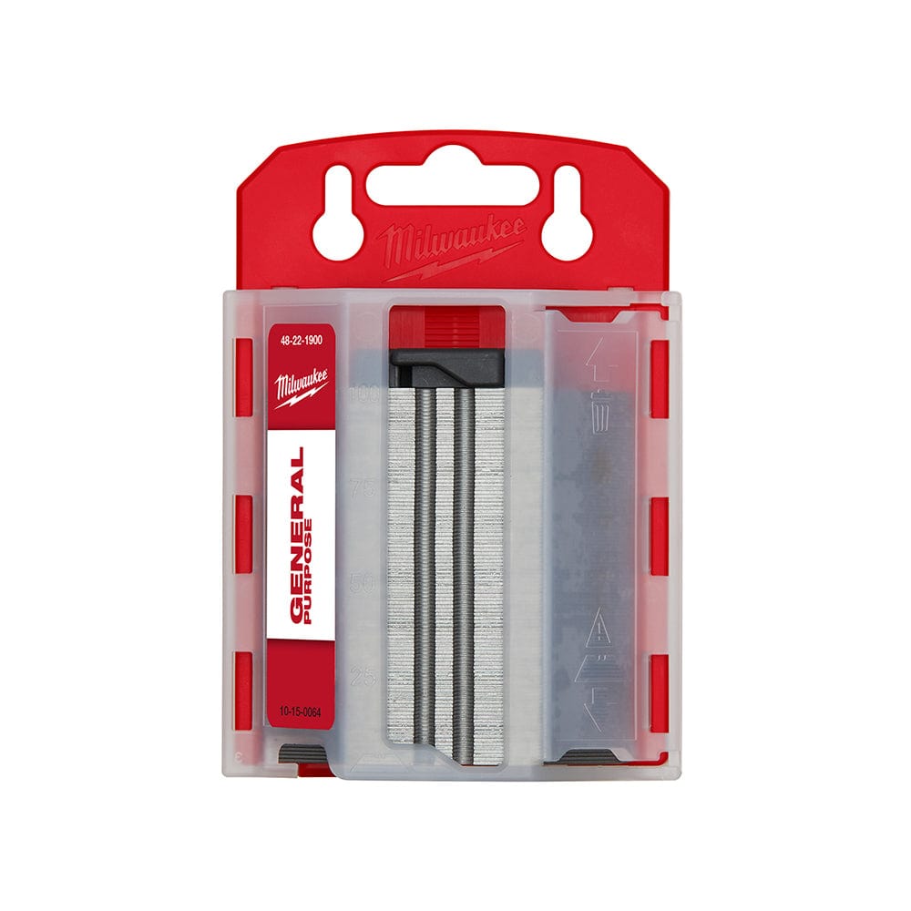 Milwaukee 100-Piece General Purpose Utility Blades w/ Dispenser ...
