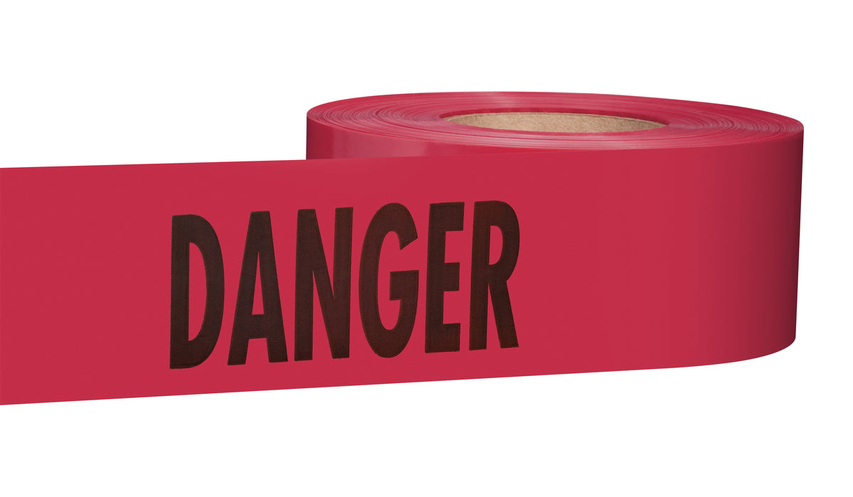 Milwaukee Tool Milwaukee 1000 Ft. Red Barricade Tape-Danger