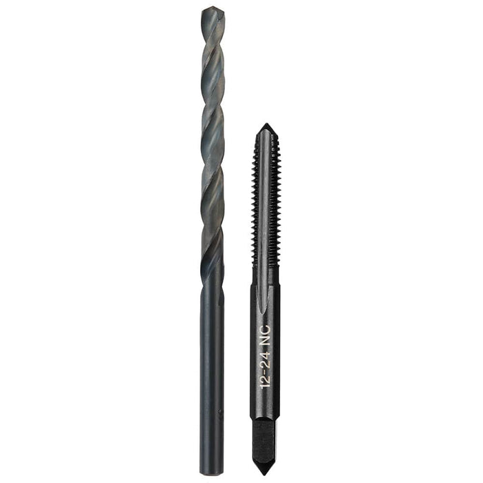 Milwaukee Tool Power Tools Accessories Milwaukee 12-24 NC Straight Flute Plug Tap & #16 Drill Bit