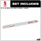Milwaukee Tool Power Tools Accessories Milwaukee 12 in. 14 TPI THE TORCH™ SAWZALL® Blades 5PK