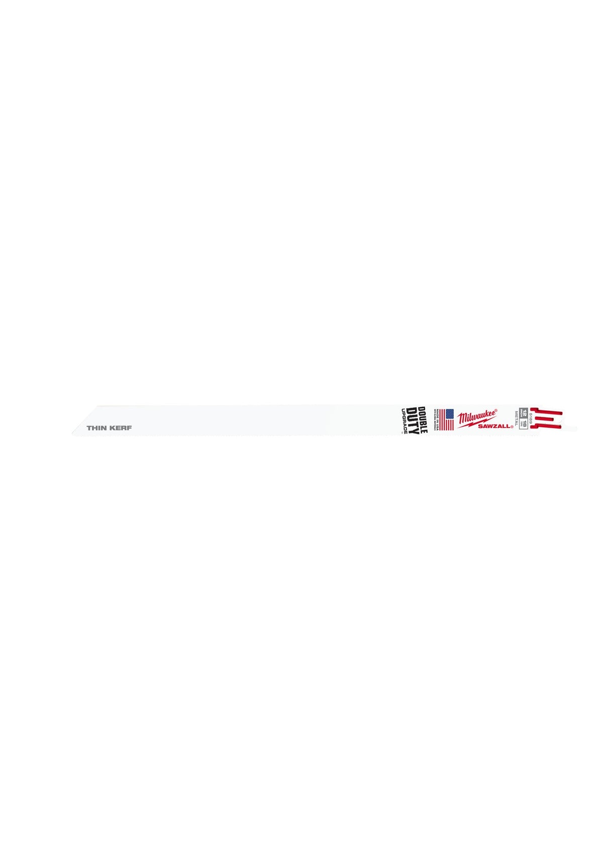 Milwaukee Tool Milwaukee 12 in. 18 TPI Thin Kerf SAWZALL® Blades-Bulk 100