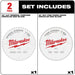 Milwaukee Tool Power Tools Accessories Milwaukee 12 in. 44T + 80T Two Pack Circular Saw Blade