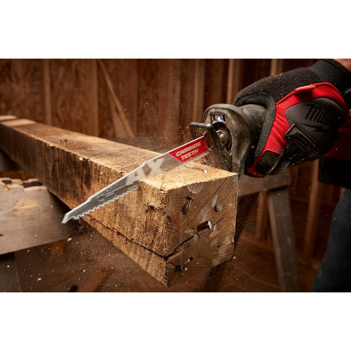 Milwaukee Tool Power Tools Accessories Milwaukee 12 in. 5 TPI The Ax™ Carbide Teeth SAWZALL® Blades 5PK