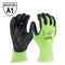 Milwaukee Tool Milwaukee 12 Pair High Visibility Cut Level 1 Polyurethane Dipped Gloves - XL