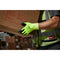 Milwaukee Tool Milwaukee 12 Pair High Visibility Cut Level 1 Polyurethane Dipped Gloves - XL