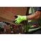 Milwaukee Tool Milwaukee 12 Pair High Visibility Cut Level 1 Polyurethane Dipped Gloves - XL