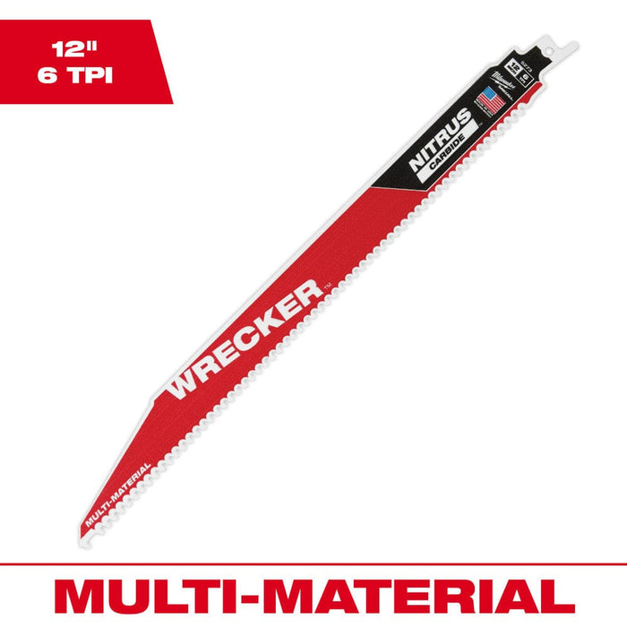 Milwaukee Tool Accessories Milwaukee 12" The WRECKER™ with NITRUS CARBIDE™ 1PK