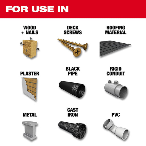 Milwaukee Tool Accessories Milwaukee 12" The WRECKER™ with NITRUS CARBIDE™ 1PK