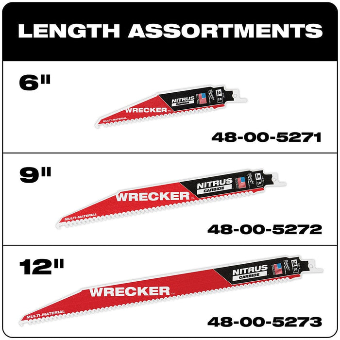 Milwaukee Tool Accessories Milwaukee 12" The WRECKER™ with NITRUS CARBIDE™ 1PK