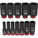 Milwaukee Tool Accessories Milwaukee 12PC SHOCKWAVE™ Impact Duty™ 3/8" Drive SAE Deep 6 Point Socket Set