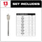 Milwaukee Tool Milwaukee 13 PC Flat Boring Bit Set