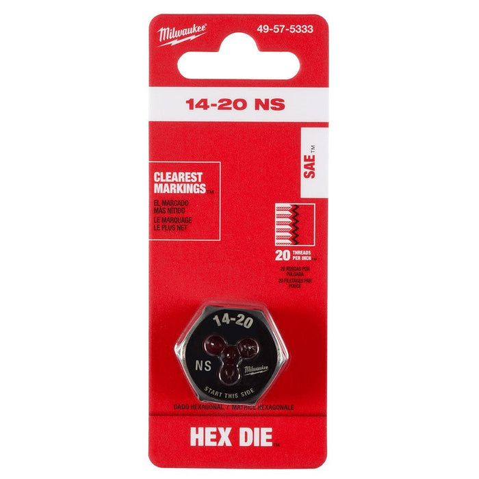 Milwaukee Tool Accessories Milwaukee 14-20 NS 1-Inch Hex Threading Die