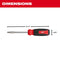 Milwaukee Tool Power Tools Accessories Milwaukee 14-in-1 Multi-Bit Screwdriver