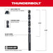 Milwaukee Tool Milwaukee 15/64 in. Thunderbolt® Black Oxide Drill Bit