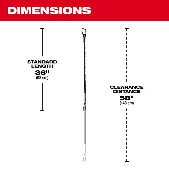 Milwaukee Tool Milwaukee 15 Lb. Locking Tool Lanyard