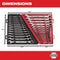 Milwaukee Tool Milwaukee 15pc Ratcheting Combination Wrench Set - SAE