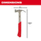 Milwaukee Tool Milwaukee 16oz Smooth Face Hybrid Claw Hammer