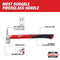 Milwaukee Tool Milwaukee 19 oz Smooth Face Poly/Fiberglass Handle Hammer
