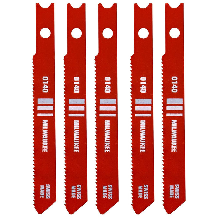 Milwaukee Tool Milwaukee 2-3/4 in. 24 TPI High Speed Steel Jig Saw Blade 5PK