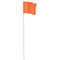 Milwaukee Tool Milwaukee 2.5 in. x 3.5 in. Glo Orange Flag Stakes