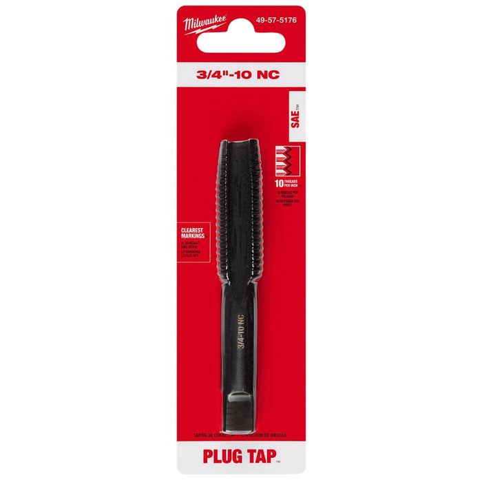 Milwaukee Tool Accessories Milwaukee 3/4"-10 NC Straight Flute Plug Tap