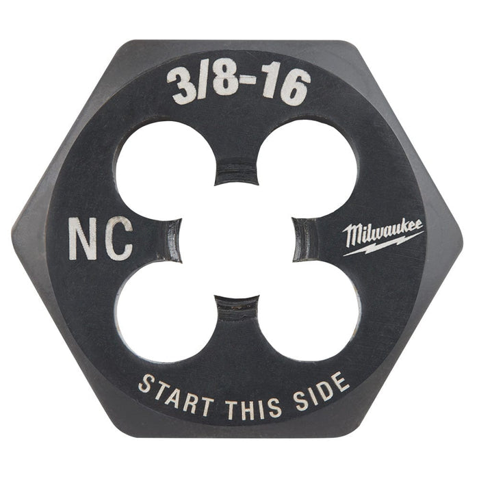 Milwaukee Tool Accessories Milwaukee 3/8"-16 NC 1-Inch Hex Threading Die