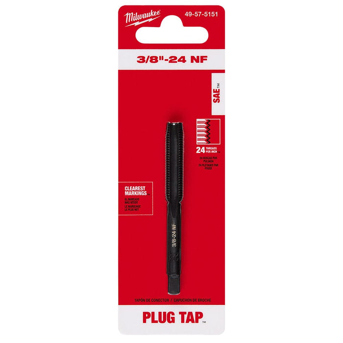 Milwaukee Tool Accessories Milwaukee 3/8"-24 NF Straight Flute Plug Tap