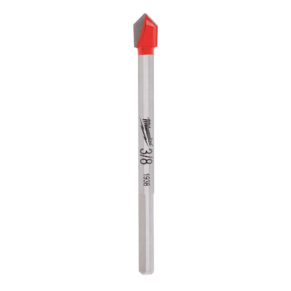 Milwaukee Tool Power Tools Accessories Milwaukee 3/8 in. Glass and Tile Bit