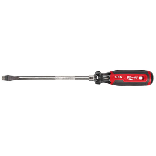 Milwaukee Tool Milwaukee 3/8" Slotted 8" Cushion Grip Screwdriver (USA)