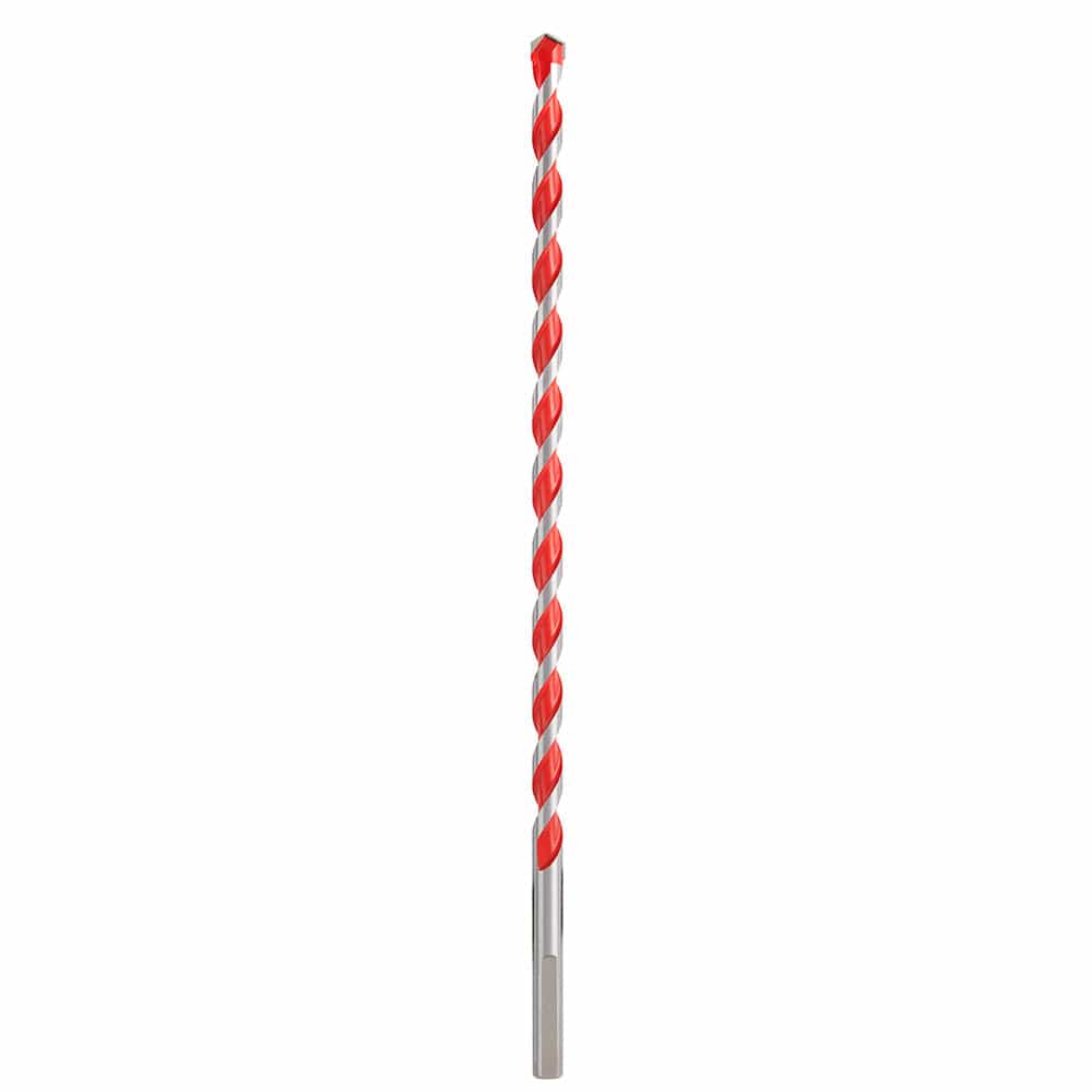 Milwaukee Tool Power Tools Accessories Milwaukee 3/8" x 10" x 12" SHOCKWAVE Impact Duty™ Carbide Hammer Drill Bit with POWER TIP™