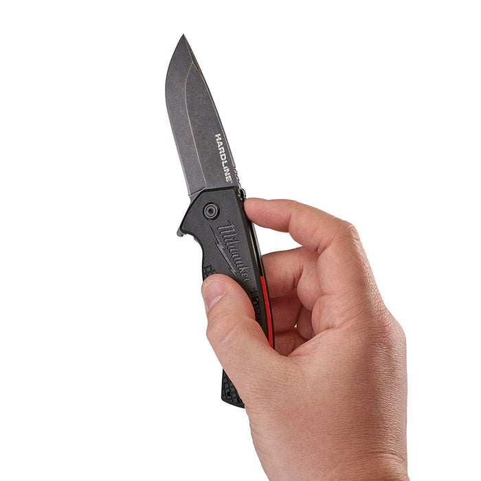 Milwaukee Tool Milwaukee 3 in. HARDLINE™ Smooth Blade Pocket Knife