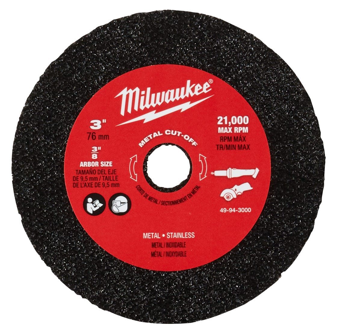 Milwaukee Tool Milwaukee 3 in. Metal Cut Off Wheel 3 pk