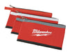 Milwaukee Tool Milwaukee 3 pk Zipper Pouches