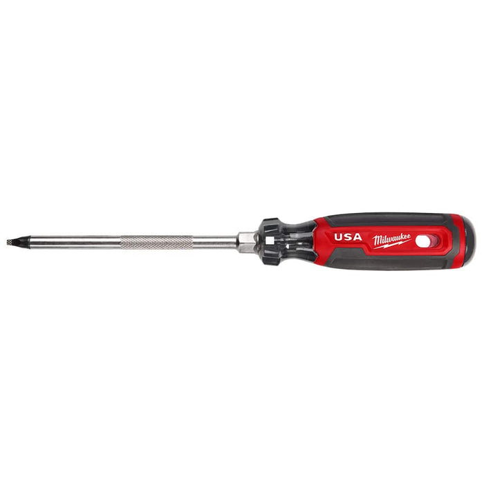 Milwaukee Tool Milwaukee #3 Square 6" Cushion Grip Screwdriver (USA)