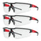 Milwaukee Tool Milwaukee 3PK Safety Glasses - Clear Anti-Scratch Lenses
