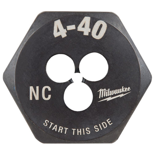 Milwaukee Tool Accessories Milwaukee 4-40 NC 1-Inch Hex Threading Die