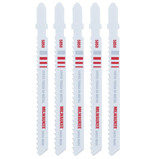 Milwaukee Tool Milwaukee 4 in. 8 TPI Bi-Metal Jig Saw Blades 5PK