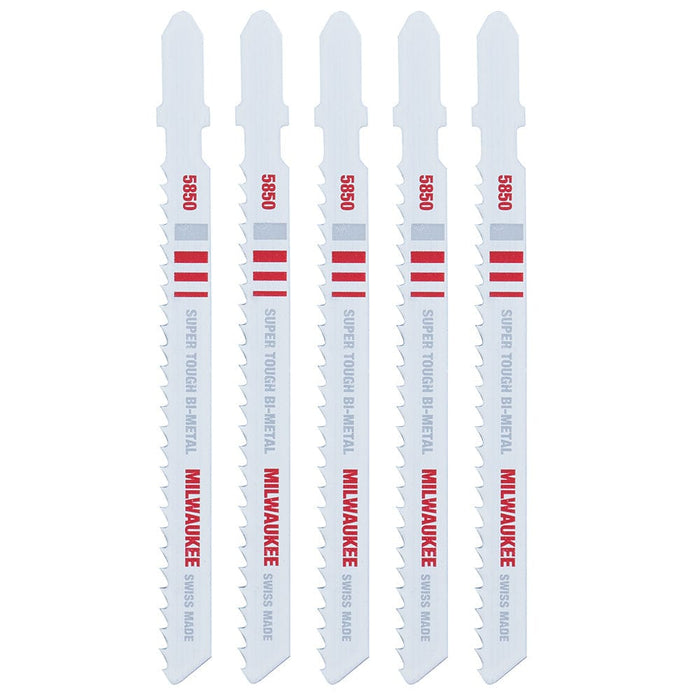 Milwaukee Tool Milwaukee 4 in. 8 TPI Bi-Metal Jig Saw Blades 5PK